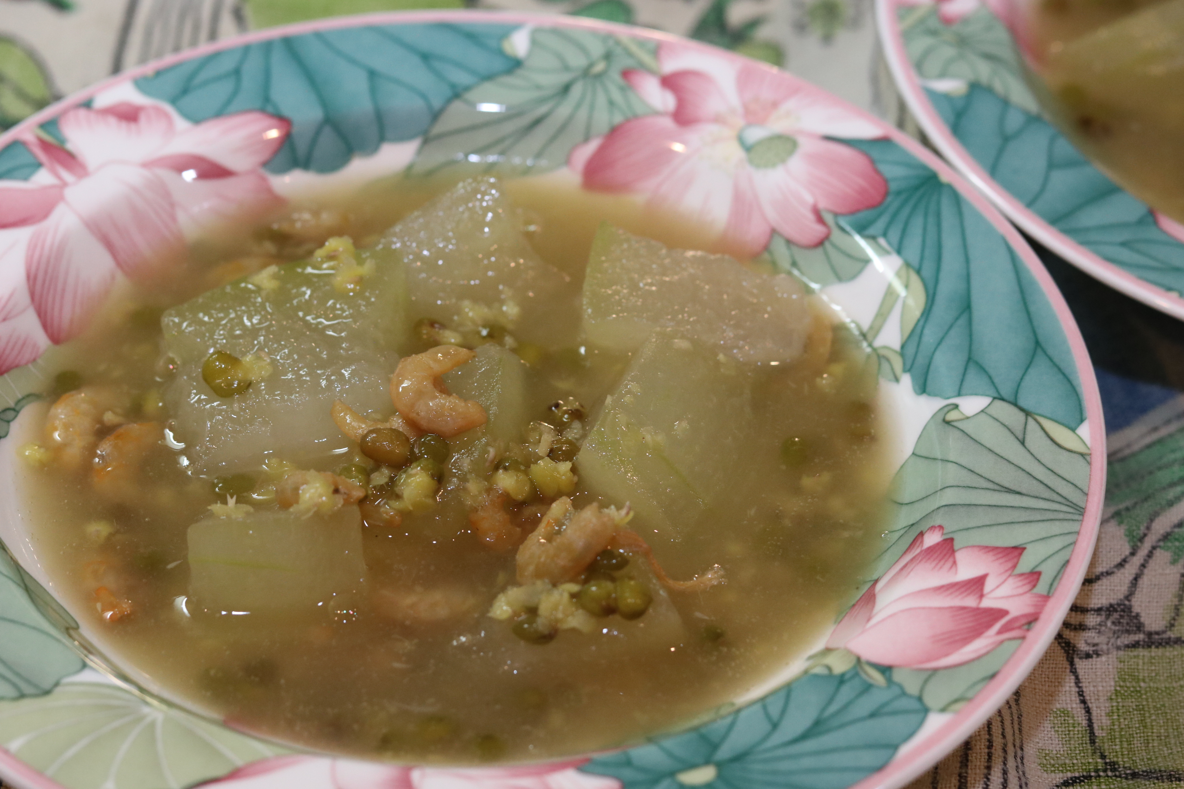 冬瓜と緑豆の干し海老スープ